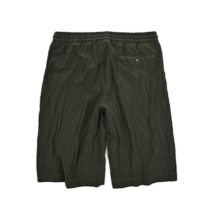 SUMMER SALE｜BERWICH "BER_MUDA" リップストップナイロン ドローコード付きノータックバミューダショーツ｜424105 - S｜GUARDAROBA MILANO OFFICIAL STORE