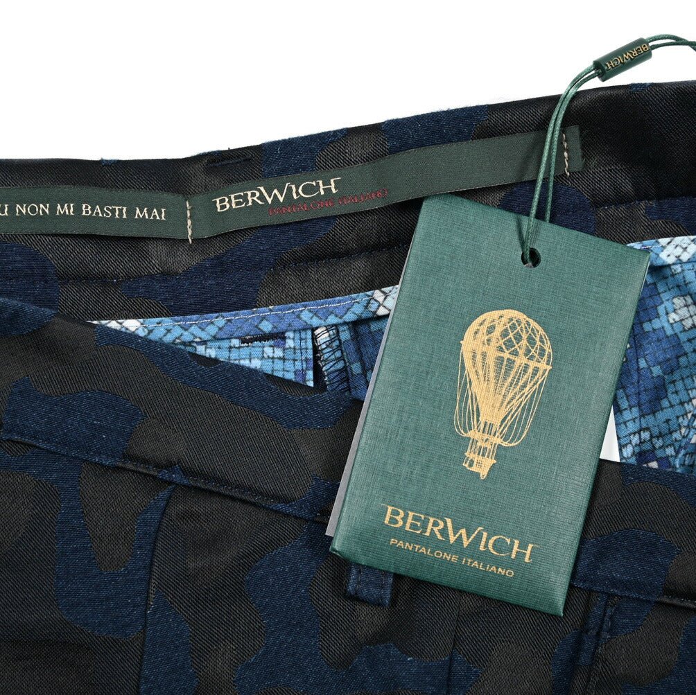 SUMMER SALE｜BERWICH "BER_MUDA" コットンポリエステル ノータックバミューダショーツ｜424133 - 46｜GUARDAROBA MILANO OFFICIAL STORE