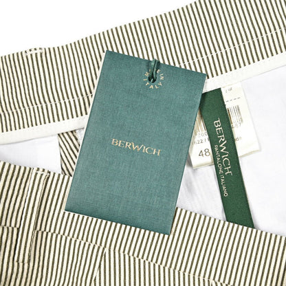 SUMMER SALE｜BERWICH "BER_MUDA" シアサッカーコットン ストレッチショーツ｜424163 - 46｜GUARDAROBA MILANO OFFICIAL STORE