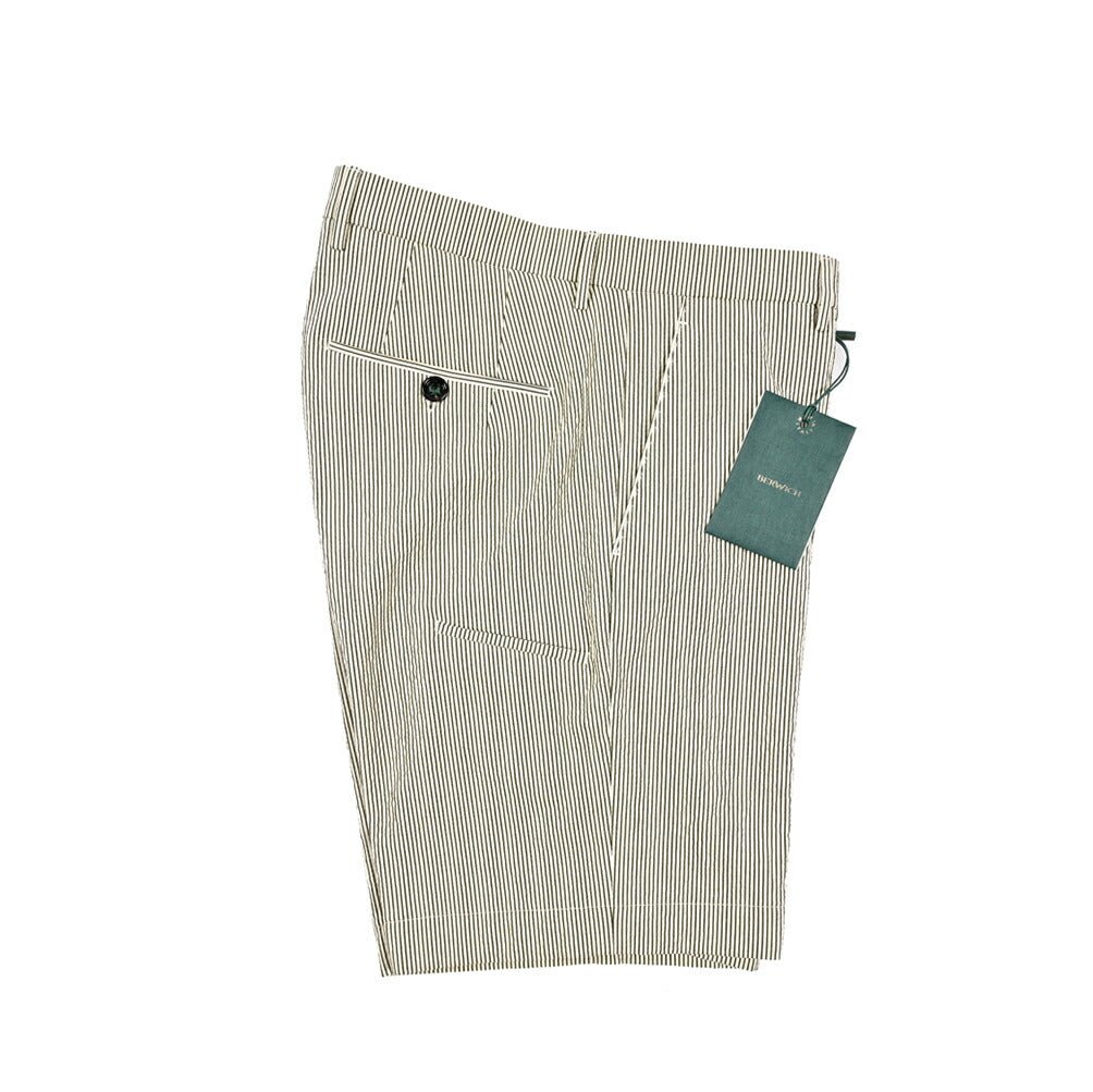 SUMMER SALE｜BERWICH "BER_MUDA" シアサッカーコットン ストレッチショーツ｜424163 - 46｜GUARDAROBA MILANO OFFICIAL STORE