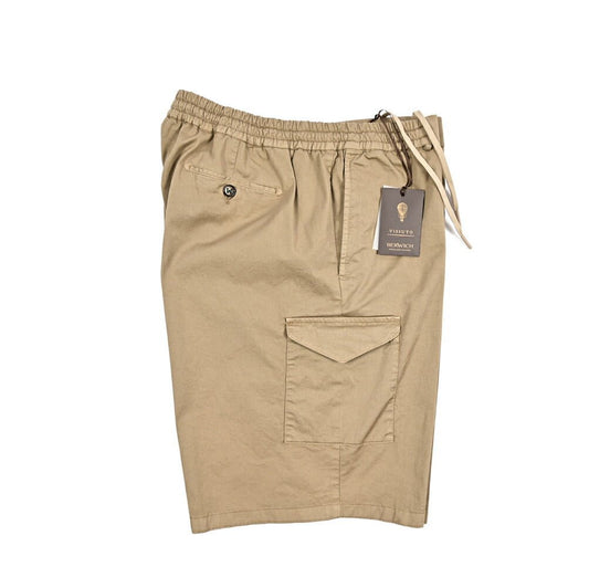 SUMMER SALE｜BERWICH "BER_MUDA" ストレッチコットン イージーカーゴショーツ｜424221 - L｜GUARDAROBA MILANO OFFICIAL STORE