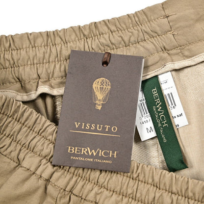 SUMMER SALE｜BERWICH "BER_MUDA" ストレッチコットン リネン混カーゴショーツ｜424239 - M｜GUARDAROBA MILANO OFFICIAL STORE