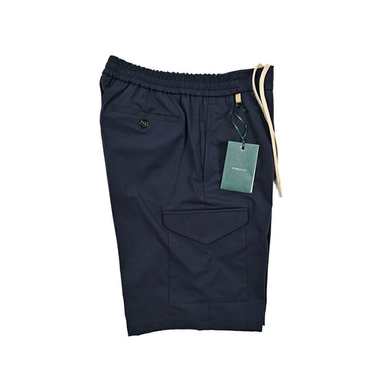 SUMMER SALE｜BERWICH "BER_MUDA SAFARI" ストレッチナイロンジャージー ドローコード付きカーゴショーツ｜424201 - S｜GUARDAROBA MILANO OFFICIAL STORE