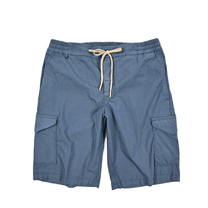 SUMMER SALE｜BERWICH "BER_MUDA SAFARI - GD" コットンリネン ドローコード付きストレッチカーゴショーツ｜424091 - M｜GUARDAROBA MILANO OFFICIAL STORE