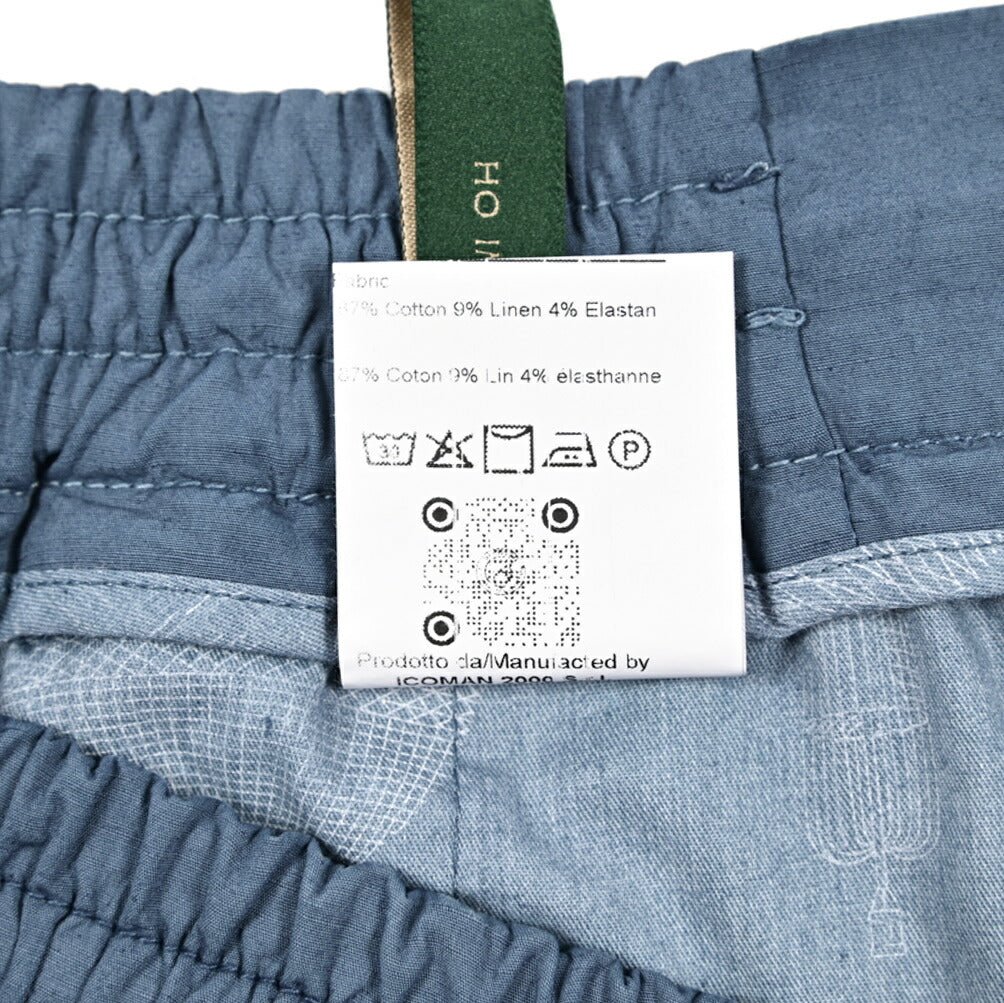 SUMMER SALE｜BERWICH "BER_MUDA SAFARI - GD" コットンリネン ドローコード付きストレッチカーゴショーツ｜424091 - M｜GUARDAROBA MILANO OFFICIAL STORE