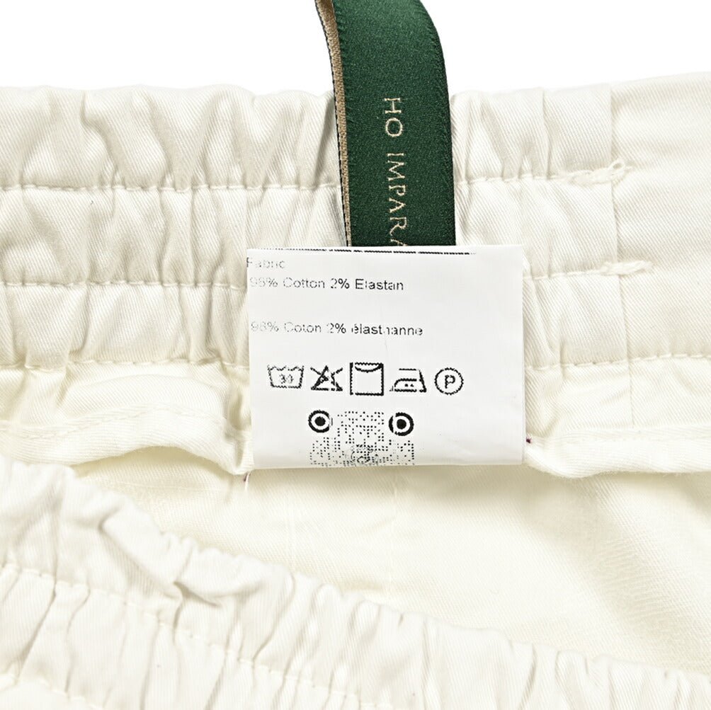 SUMMER SALE｜BERWICH "BER_MUDA SAFARI - GD" ストレッチコットン ドローコード付きカーゴショーツ｜424119 - L｜GUARDAROBA MILANO OFFICIAL STORE