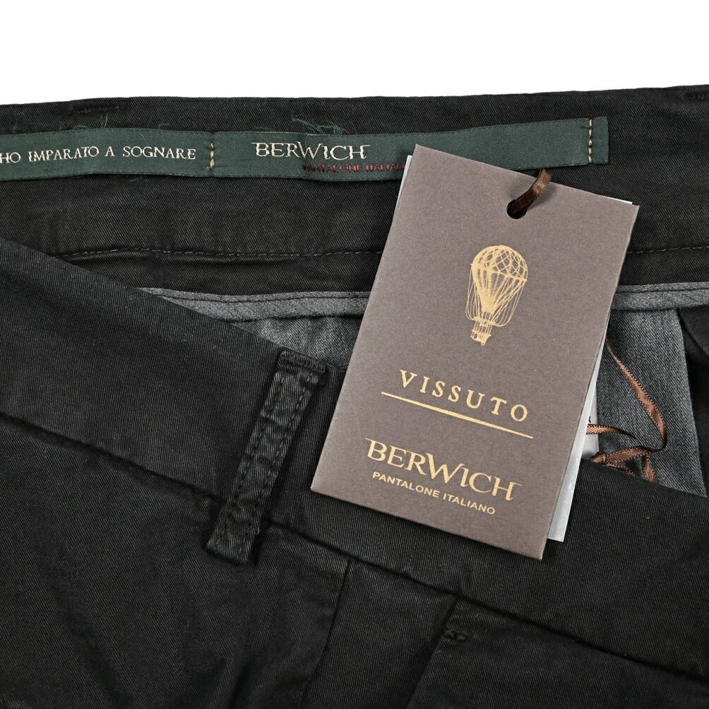 SUMMER SALE｜BERWICH "BER_MUDA2P ストレッチコットン ツータックバミューダショーツ (製品染め)｜424182 - 52｜GUARDAROBA MILANO OFFICIAL STORE