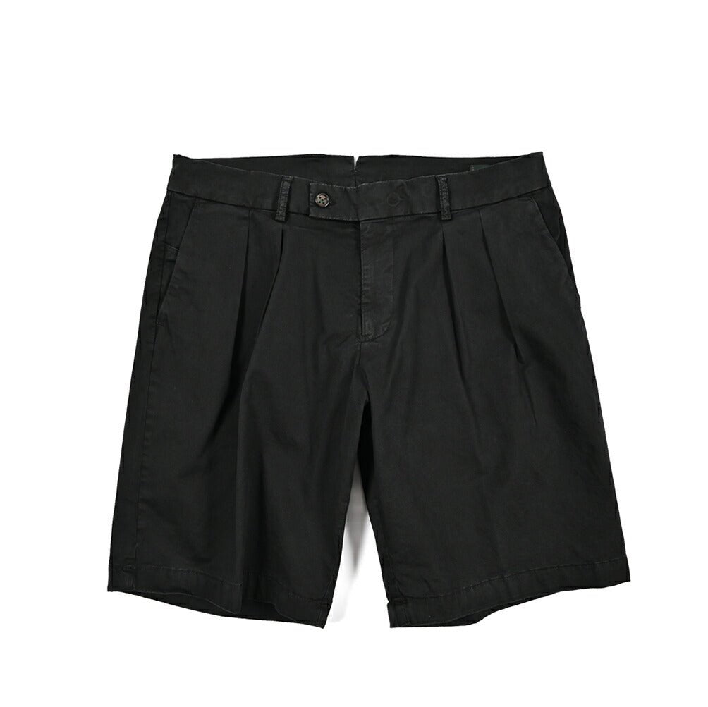 SUMMER SALE｜BERWICH "BER_MUDA2P ストレッチコットン ツータックバミューダショーツ (製品染め)｜424182 - 52｜GUARDAROBA MILANO OFFICIAL STORE