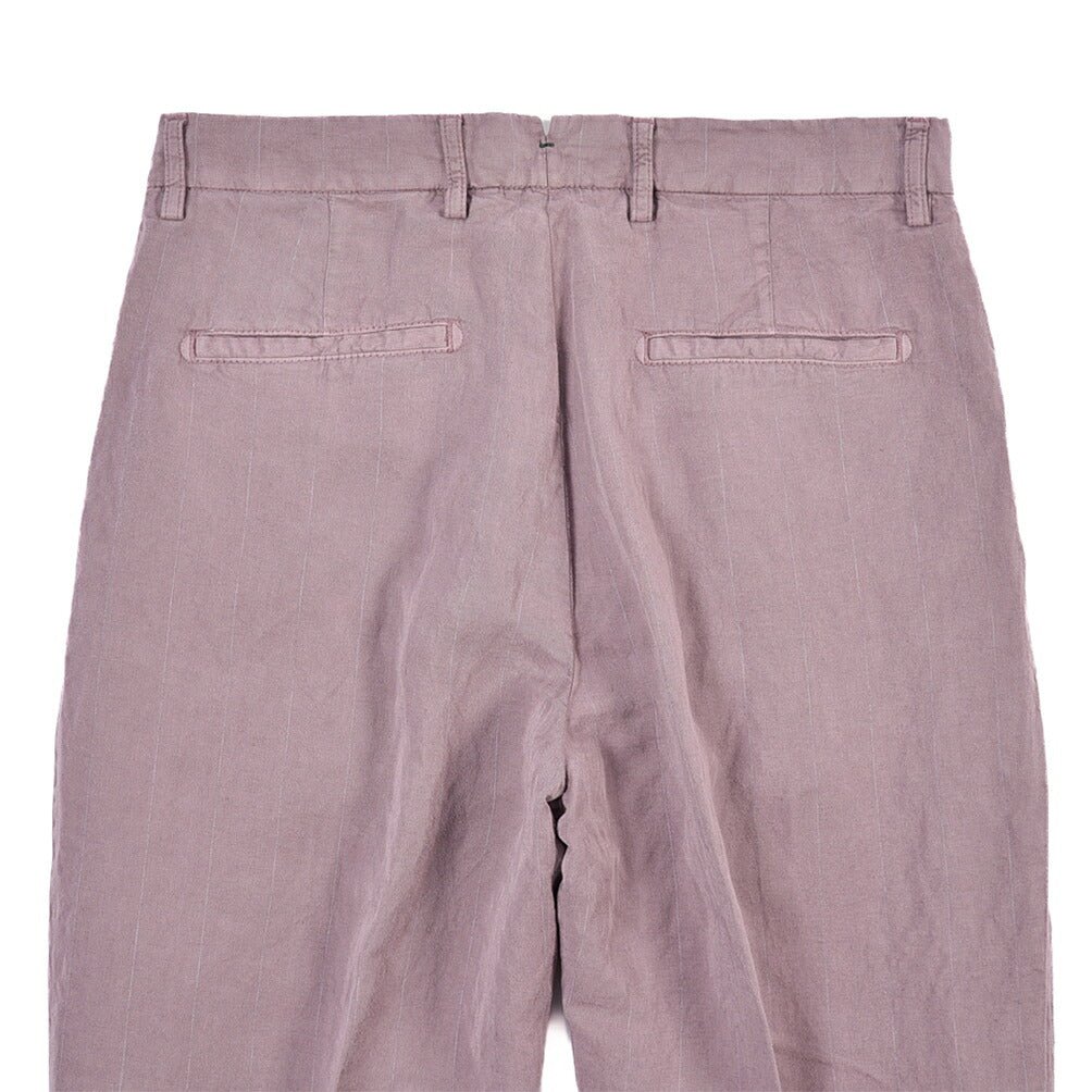 SUMMER SALE｜BERWICH “CHIAIA-GD” リネン混 ワンタックスラックス パープル(cipolla502) 46 | GUARDAROBA MILANO OFFICIAL STORE