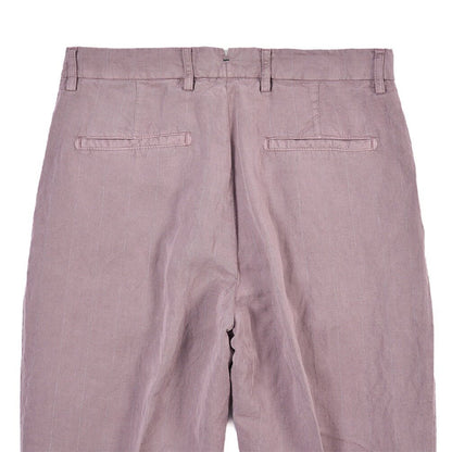 SUMMER SALE｜BERWICH “CHIAIA-GD” リネン混 ワンタックスラックス パープル(cipolla502) 46 | GUARDAROBA MILANO OFFICIAL STORE