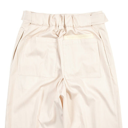 SUMMER SALE｜BERWICH “CHIAIA JOGGER” ストレッチコットン ワンタックワイドパンツ オフホワイト(chalk) 46 | GUARDAROBA MILANO OFFICIAL STORE