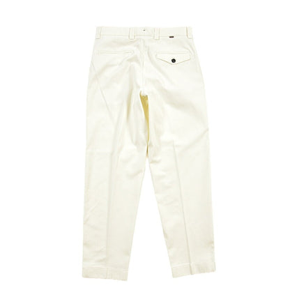 SUMMER SALE｜BERWICH “CHIAIAFF-GD” ストレッチコットン ノータックチノパンツ ホワイト(white) 44 | GUARDAROBA MILANO OFFICIAL STORE