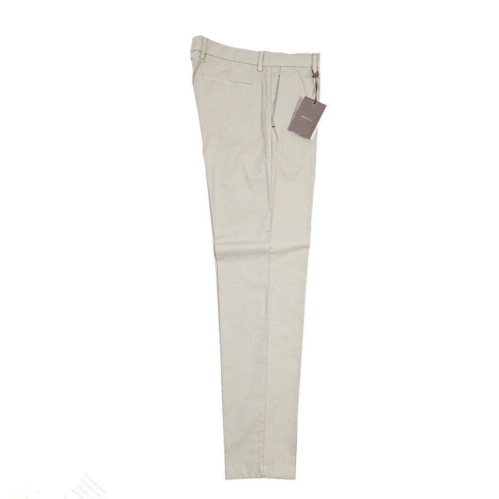 SUMMER SALE｜BERWICH “DAB FF CROP-GD” ストレッチコットン ノータックチノパンツ グレー(conza701) 48 | GUARDAROBA MILANO OFFICIAL STORE