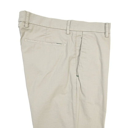 SUMMER SALE｜BERWICH “DAB FF CROP-GD” ストレッチコットン ノータックチノパンツ グレー(conza701) 48 | GUARDAROBA MILANO OFFICIAL STORE