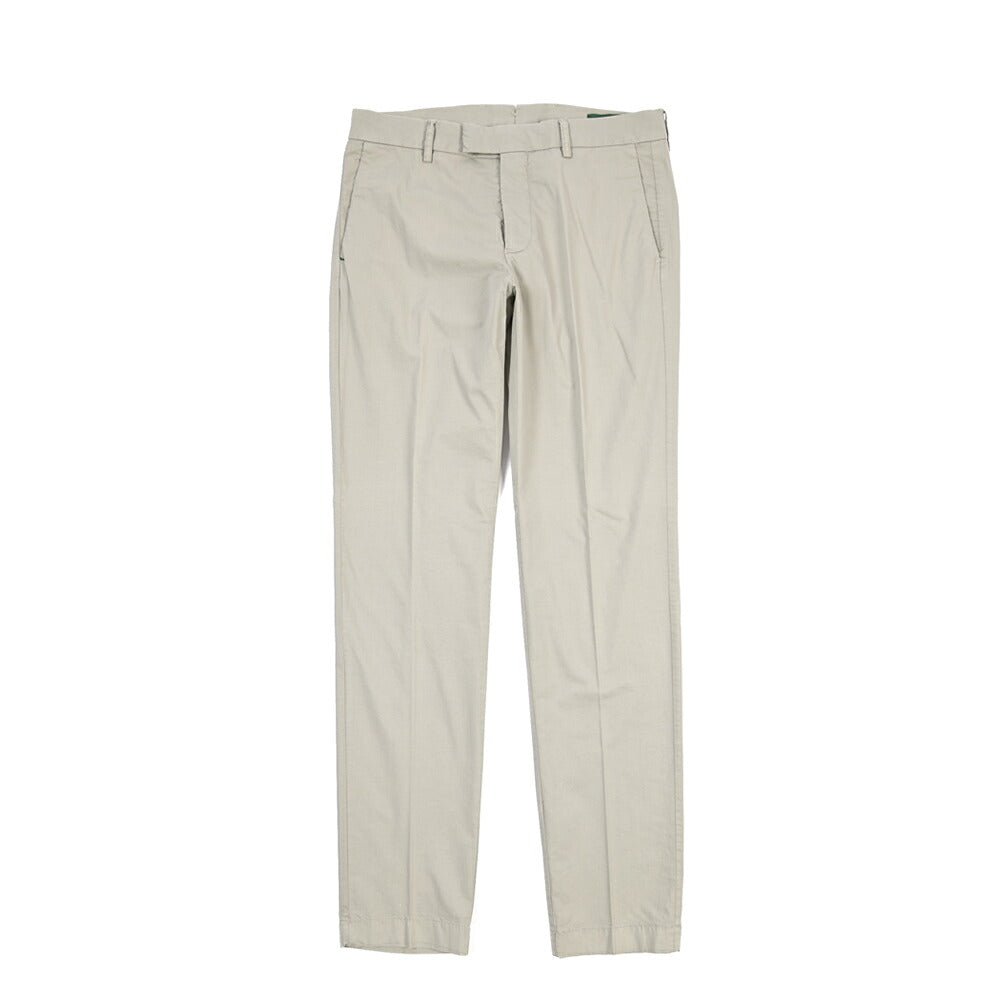 SUMMER SALE｜BERWICH “DAB FF CROP-GD” ストレッチコットン ノータックチノパンツ グレー(conza701) 48 | GUARDAROBA MILANO OFFICIAL STORE