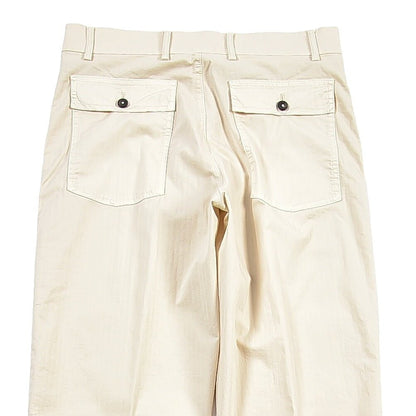SUMMER SALE｜BERWICH “FATIGUE 185-GD” ストレッチコットン ベイカーパンツ オフホワイト(latte802) 46 | GUARDAROBA MILANO OFFICIAL STORE
