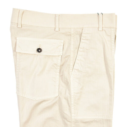 SUMMER SALE｜BERWICH “FATIGUE 185-GD” ストレッチコットン ベイカーパンツ オフホワイト(latte802) 46 | GUARDAROBA MILANO OFFICIAL STORE