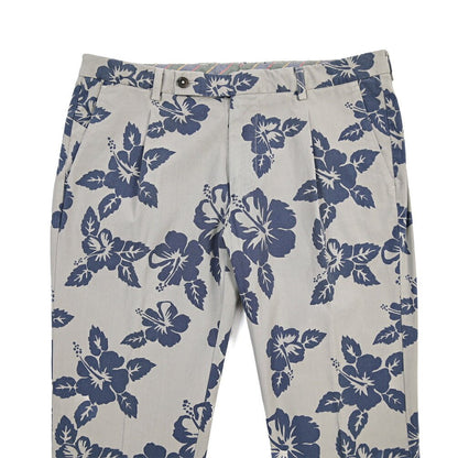 SUMMER SALE｜BERWICH “MORELLO 1P-GD” コットン100% ワンタックパンツ グレー(conza701) 50 | GUARDAROBA MILANO OFFICIAL STORE