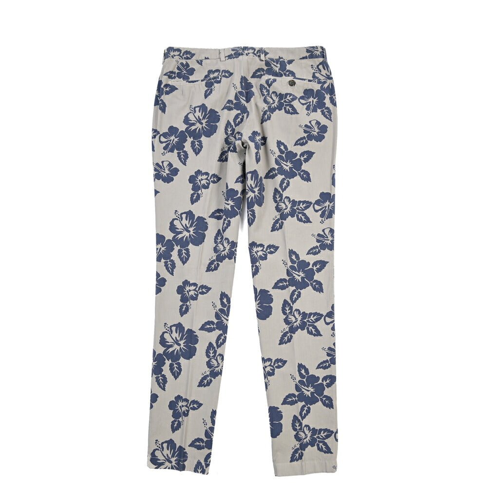 SUMMER SALE｜BERWICH “MORELLO 1P-GD” コットン100% ワンタックパンツ グレー(conza701) 50 | GUARDAROBA MILANO OFFICIAL STORE