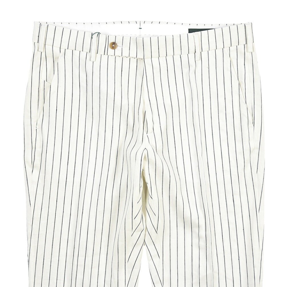 SUMMER SALE｜BERWICH “MORELLO リネン混 ノータックスラックス ホワイト(white) 50 | GUARDAROBA MILANO OFFICIAL STORE