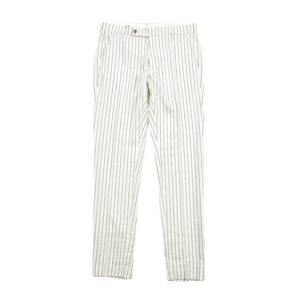 SUMMER SALE｜BERWICH “MORELLO リネン混 ノータックスラックス ホワイト(white) 50 | GUARDAROBA MILANO OFFICIAL STORE