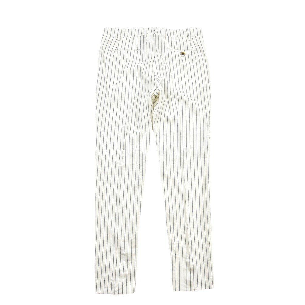 SUMMER SALE｜BERWICH “MORELLO リネン混 ノータックスラックス ホワイト(white) 50 | GUARDAROBA MILANO OFFICIAL STORE