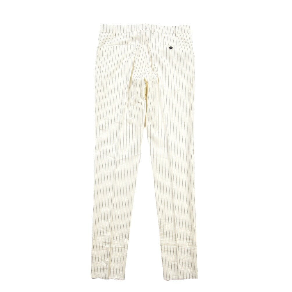 SUMMER SALE｜BERWICH “MORELLO” リネン混 ノータックスラックス オフホワイト(ecru) 50 | GUARDAROBA MILANO OFFICIAL STORE