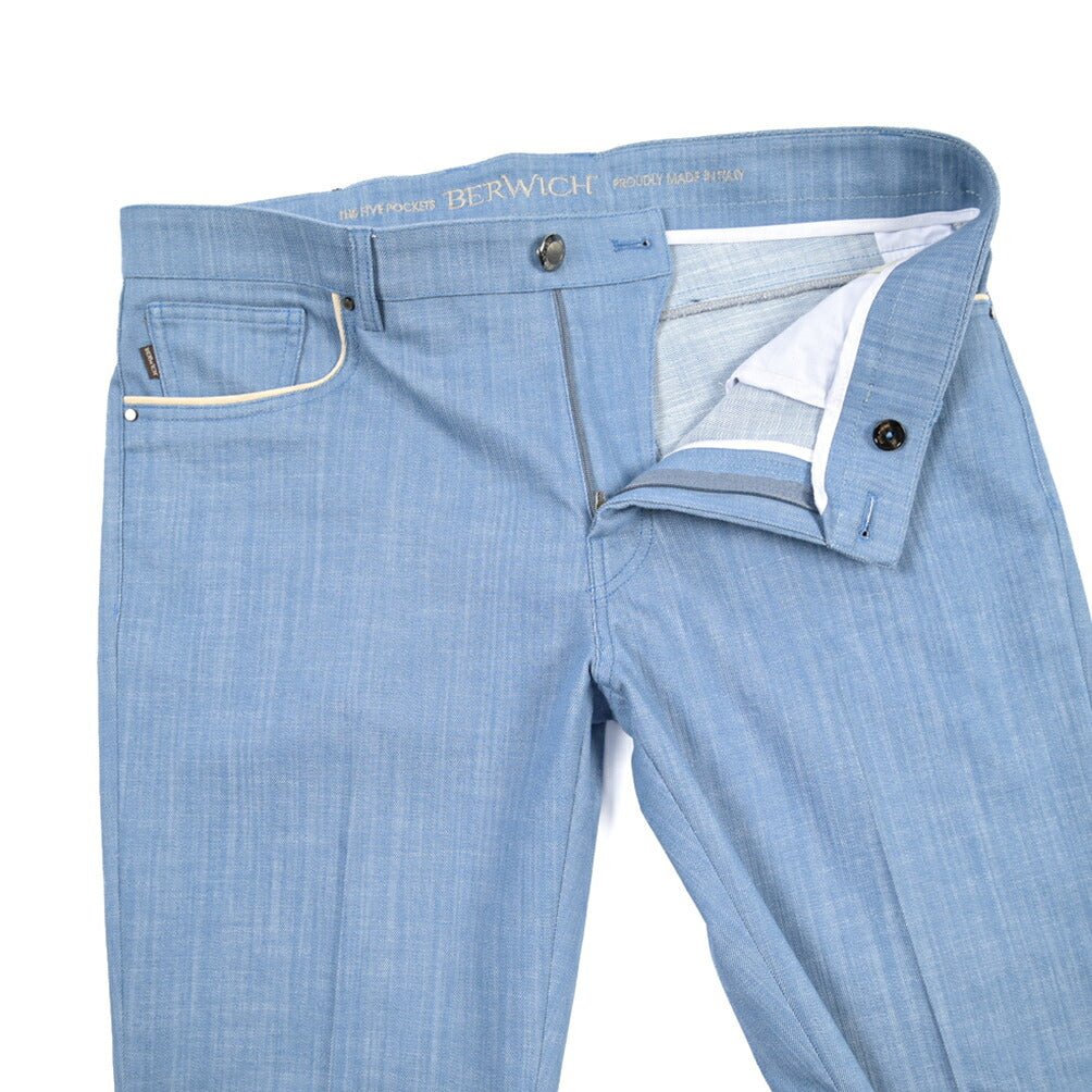 SUMMER SALE｜BERWICH “MORELLO 5TALC 19” デニムジーンズ ブルー(azure) 35 | GUARDAROBA MILANO OFFICIAL STORE
