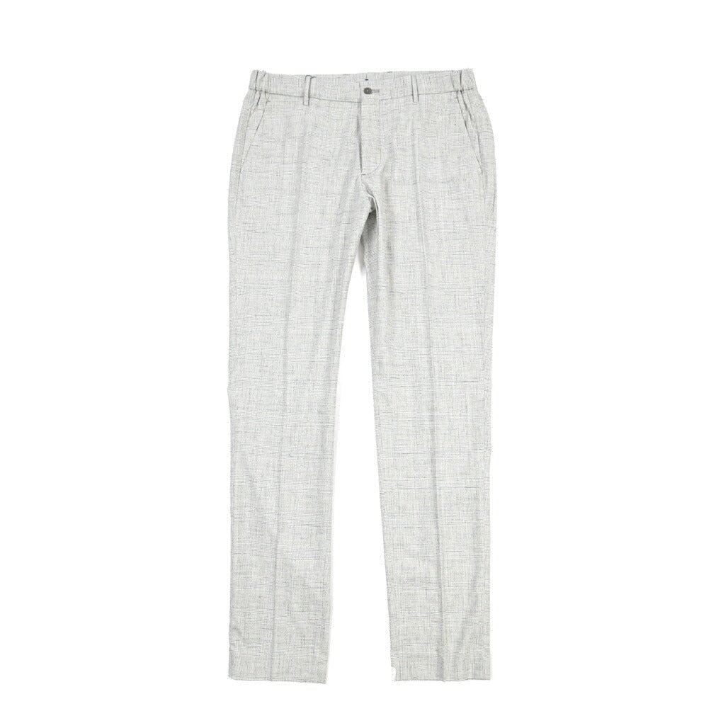 SUMMER SALE｜BERWICH “MORELLO ELAX” ストレッチコットン ノータックパンツ ライトグレー(ice) 50 | GUARDAROBA MILANO OFFICIAL STORE