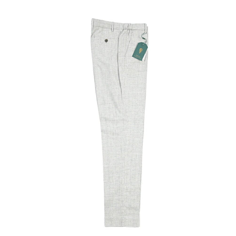 SUMMER SALE｜BERWICH “MORELLO ELAX” ストレッチコットン ノータックパンツ ライトグレー(ice) 50 | GUARDAROBA MILANO OFFICIAL STORE