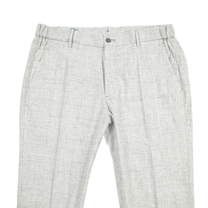 SUMMER SALE｜BERWICH “MORELLO ELAX” ストレッチコットン ノータックパンツ ライトグレー(ice) 50 | GUARDAROBA MILANO OFFICIAL STORE