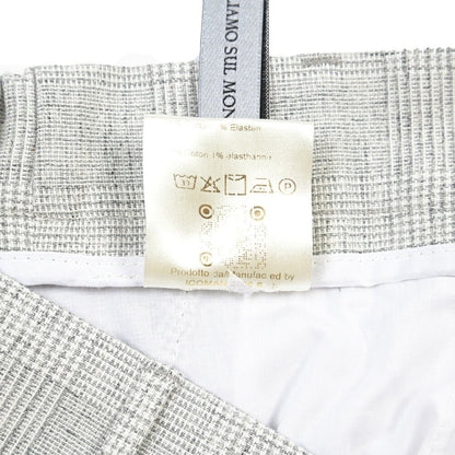 SUMMER SALE｜BERWICH “MORELLO ELAX” ストレッチコットン ノータックパンツ ライトグレー(ice) 50 | GUARDAROBA MILANO OFFICIAL STORE