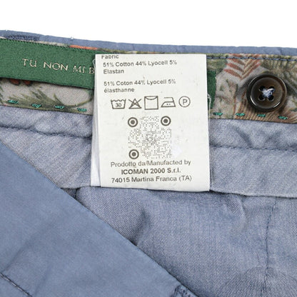 SUMMER SALE｜BERWICH “MORELLO-GD” リヨセル混コットン ストレッチパンツ ブルーグレー(indigo309) 48 | GUARDAROBA MILANO OFFICIAL STORE