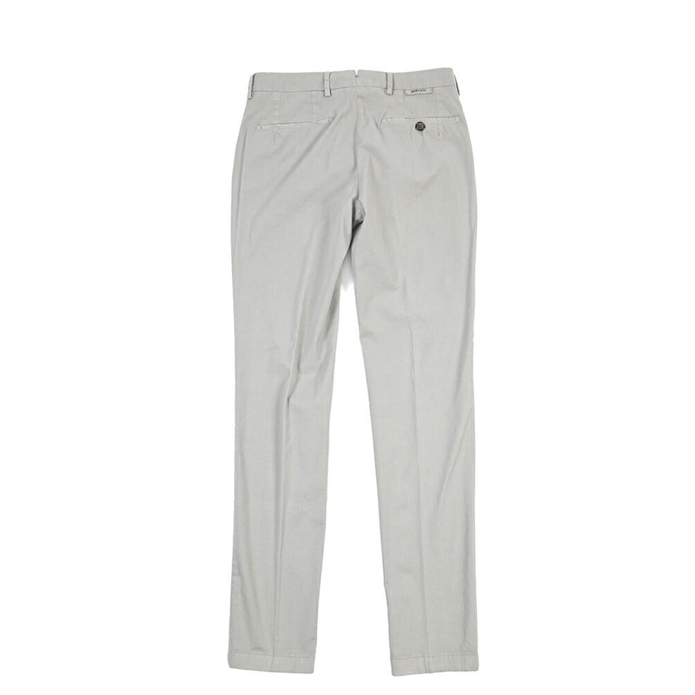 SUMMER SALE｜BERWICH “MORELLO-GD” ストレッチコットン ノータックチノパンツ グレー(conza701) 44 | GUARDAROBA MILANO OFFICIAL STORE