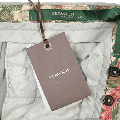 SUMMER SALE｜BERWICH “MORELLO-GD” ストレッチコットン ノータックチノパンツ グレー(conza701) 44 | GUARDAROBA MILANO OFFICIAL STORE