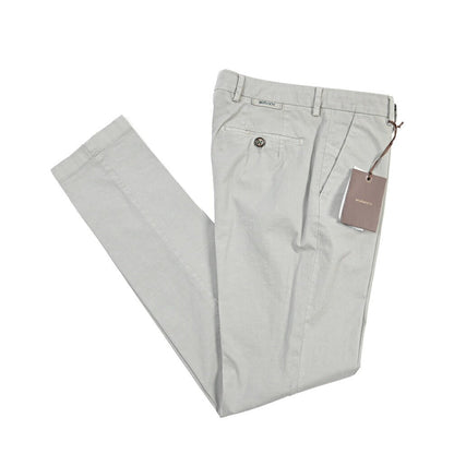 SUMMER SALE｜BERWICH “MORELLO-GD” ストレッチコットン ノータックチノパンツ グレー(conza701) 44 | GUARDAROBA MILANO OFFICIAL STORE