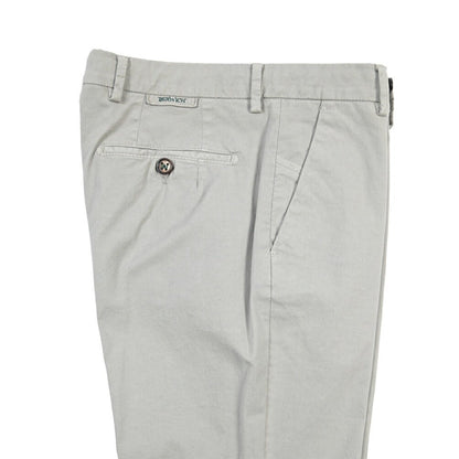 SUMMER SALE｜BERWICH “MORELLO-GD” ストレッチコットン ノータックチノパンツ グレー(conza701) 44 | GUARDAROBA MILANO OFFICIAL STORE