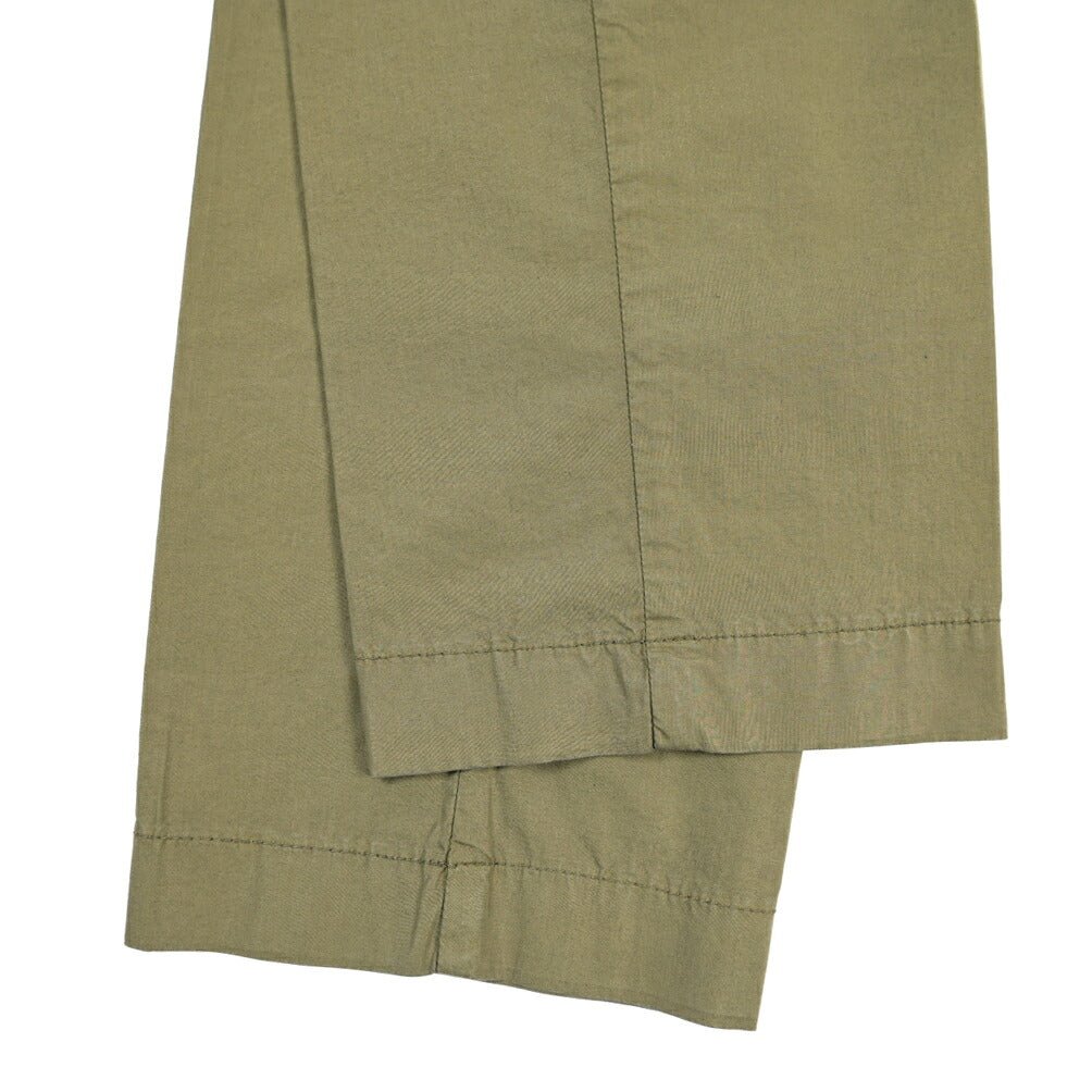 SUMMER SALE｜BERWICH “MORELLO-GD” リヨセル混コットン ノータックパンツ カーキグリーン(militare5520) 48 | GUARDAROBA MILANO OFFICIAL STORE