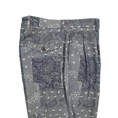 SUMMER SALE｜BERWICH “NEGRONI LUX-GD” コットン100% ツータックパンツ ネイビー(indigo) 46 | GUARDAROBA MILANO OFFICIAL STORE