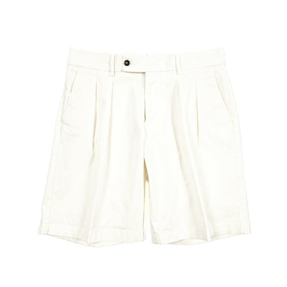 SUMMER SALE｜BERWICH "NOLABEL" ストレッチコットン ツータックバミューダショーツ｜424198 - 46｜GUARDAROBA MILANO OFFICIAL STORE