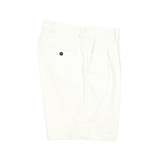 SUMMER SALE｜BERWICH "NOLABEL" ストレッチコットン ツータックバミューダショーツ｜424198 - 46｜GUARDAROBA MILANO OFFICIAL STORE