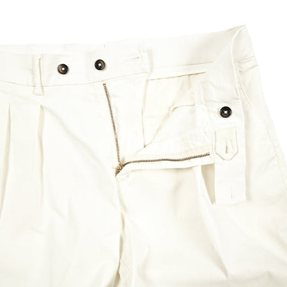 SUMMER SALE｜BERWICH "NOLABEL" ストレッチコットン ツータックバミューダショーツ｜424198 - 46｜GUARDAROBA MILANO OFFICIAL STORE