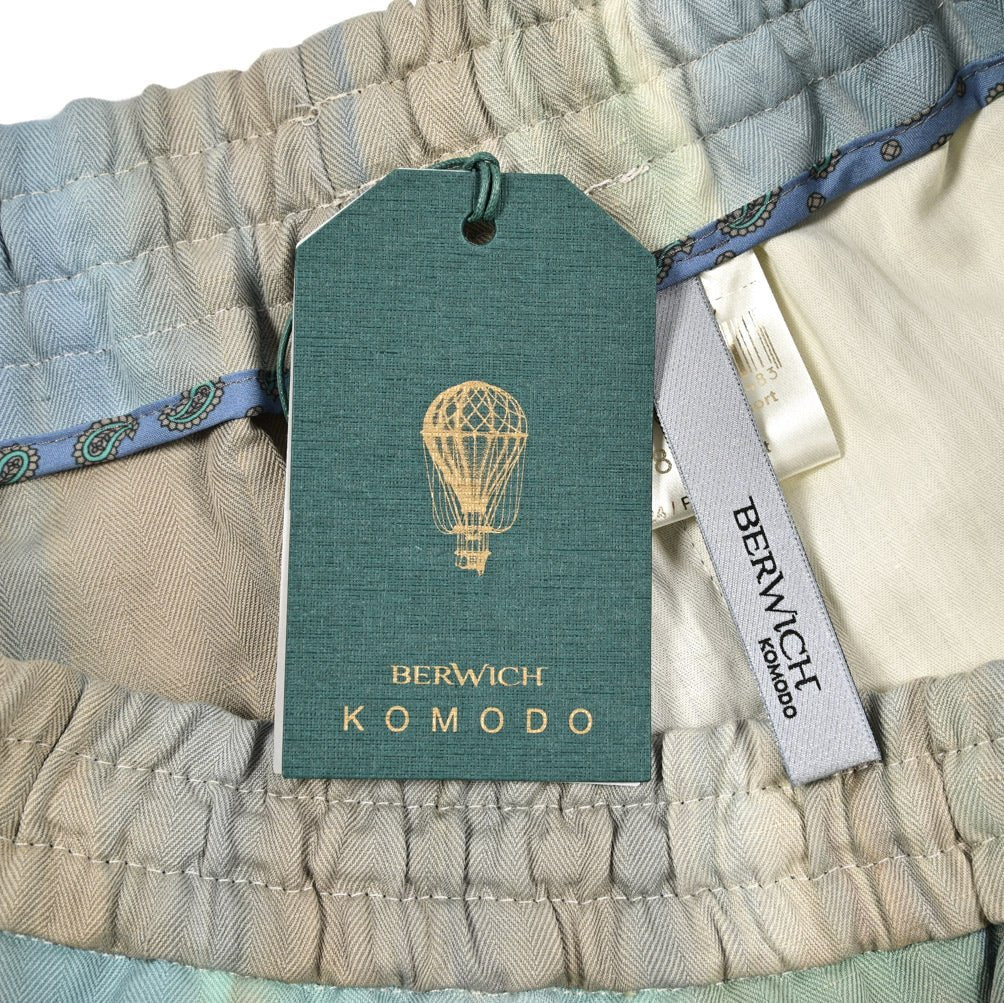 SUMMER SALE｜BERWICH "OVER SHORT" コットン100% ドローコード付きイージーショーツ｜424143 - 46｜GUARDAROBA MILANO OFFICIAL STORE