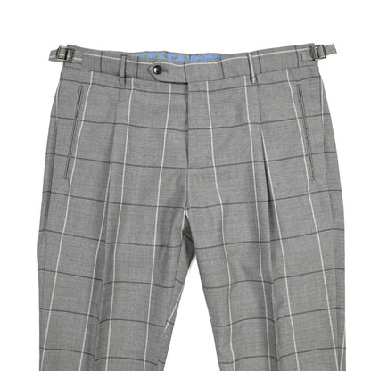 SUMMER SALE｜BERWICH “RETRO 1P” ヴァージンウール100% ワンタックスラックス グレー(matt grey) 52 | GUARDAROBA MILANO OFFICIAL STORE