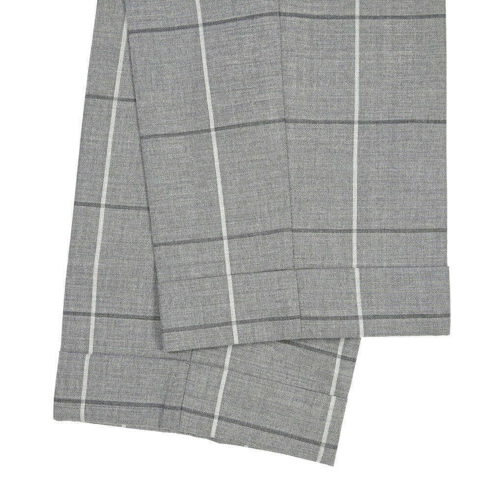 SUMMER SALE｜BERWICH “RETRO 1P” ヴァージンウール100% ワンタックスラックス グレー(matt grey) 52 | GUARDAROBA MILANO OFFICIAL STORE