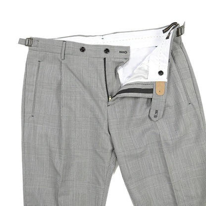 SUMMER SALE｜BERWICH “RETRO 1P” ウール100% ワンタックスラックス / CANONICO製生地 グレー(grey) 52 | GUARDAROBA MILANO OFFICIAL STORE