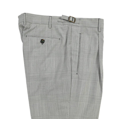 SUMMER SALE｜BERWICH “RETRO 1P” ウール100% ワンタックスラックス / CANONICO製生地 グレー(grey) 52 | GUARDAROBA MILANO OFFICIAL STORE