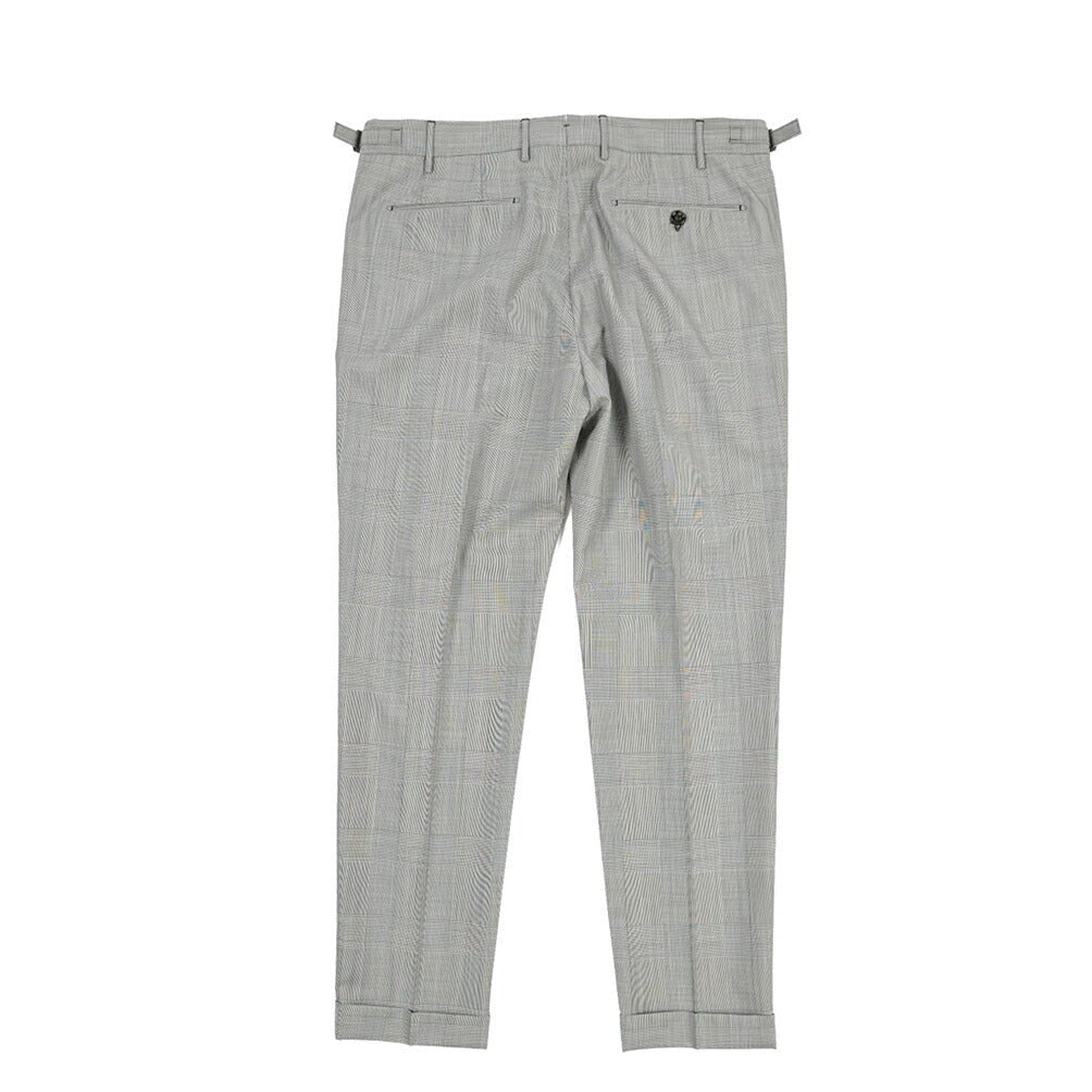 SUMMER SALE｜BERWICH “RETRO 1P” ウール100% ワンタックスラックス / CANONICO製生地 グレー(grey) 52 | GUARDAROBA MILANO OFFICIAL STORE