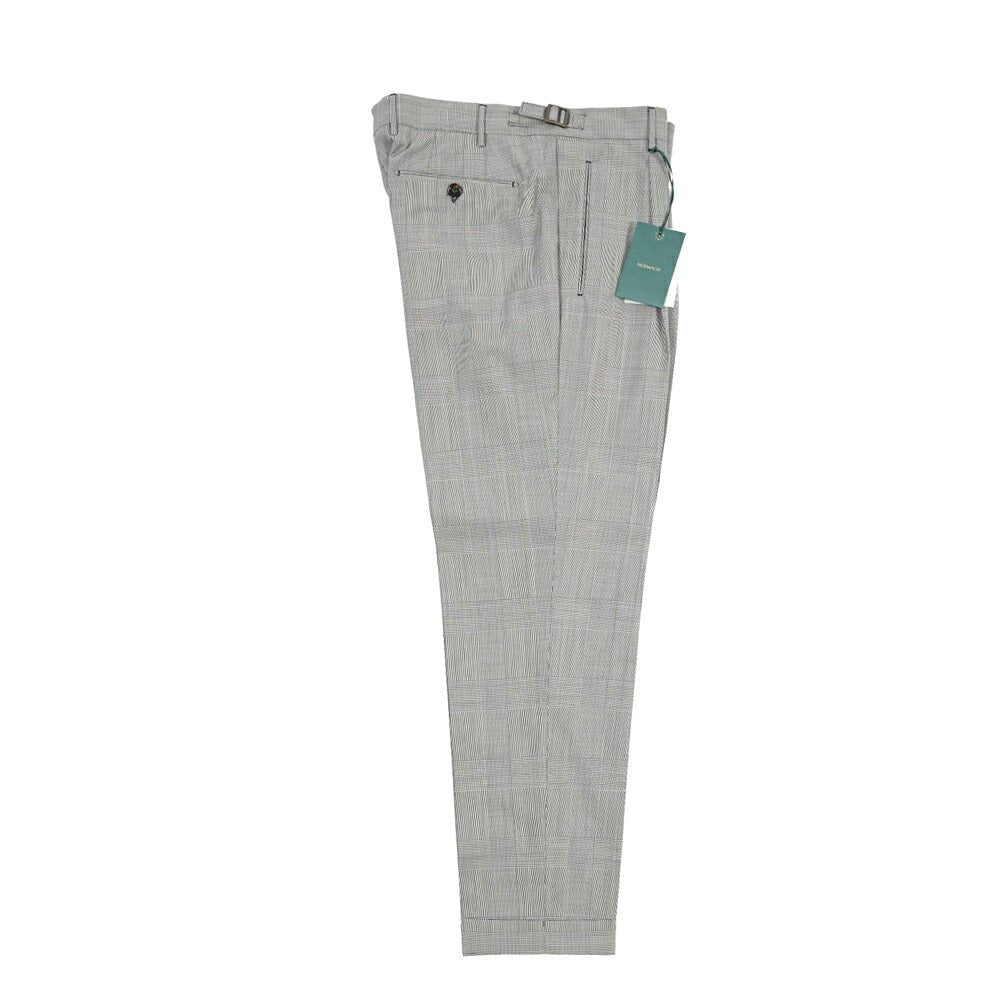 SUMMER SALE｜BERWICH “RETRO 1P” ウール100% ワンタックスラックス / CANONICO製生地 グレー(grey) 52 | GUARDAROBA MILANO OFFICIAL STORE