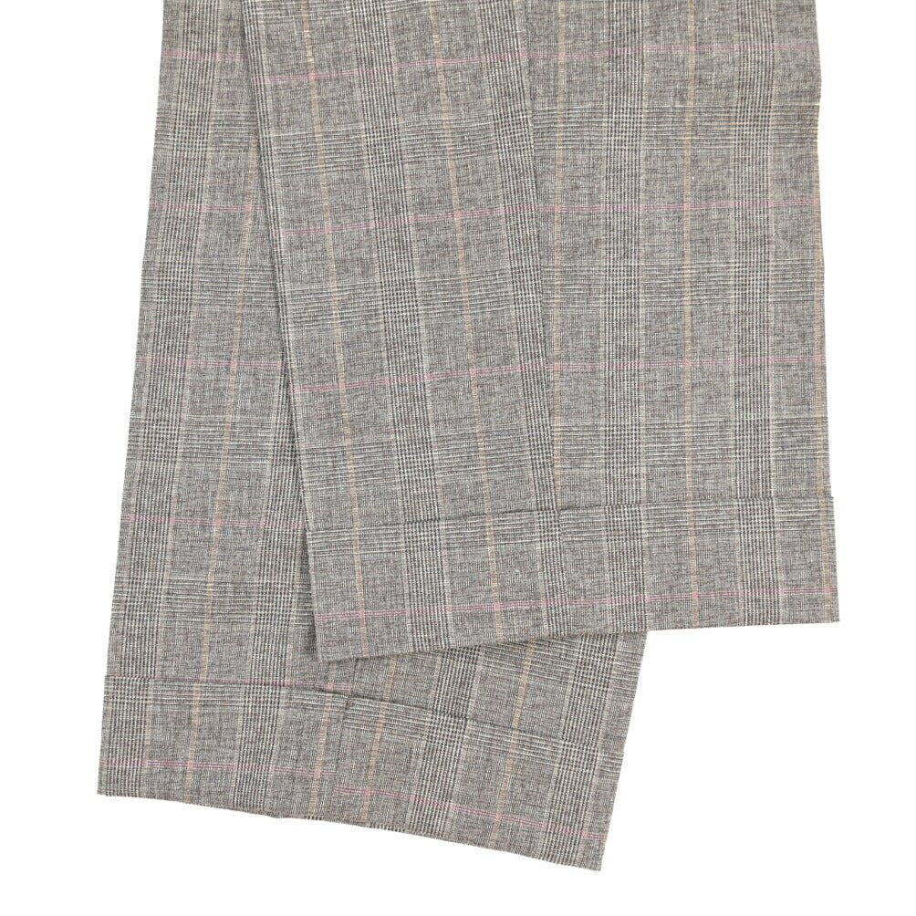 SUMMER SALE｜BERWICH “RETRO ELAX” コットン混ウール ワンタックパンツ ブラウン(brown) 50 | GUARDAROBA MILANO OFFICIAL STORE
